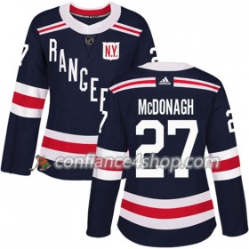 Adidas Maillot de Hockey New York Rangers Ryan McDonagh 27 2017-2018 Bleu Marine Winter Classic Authentic - Femme